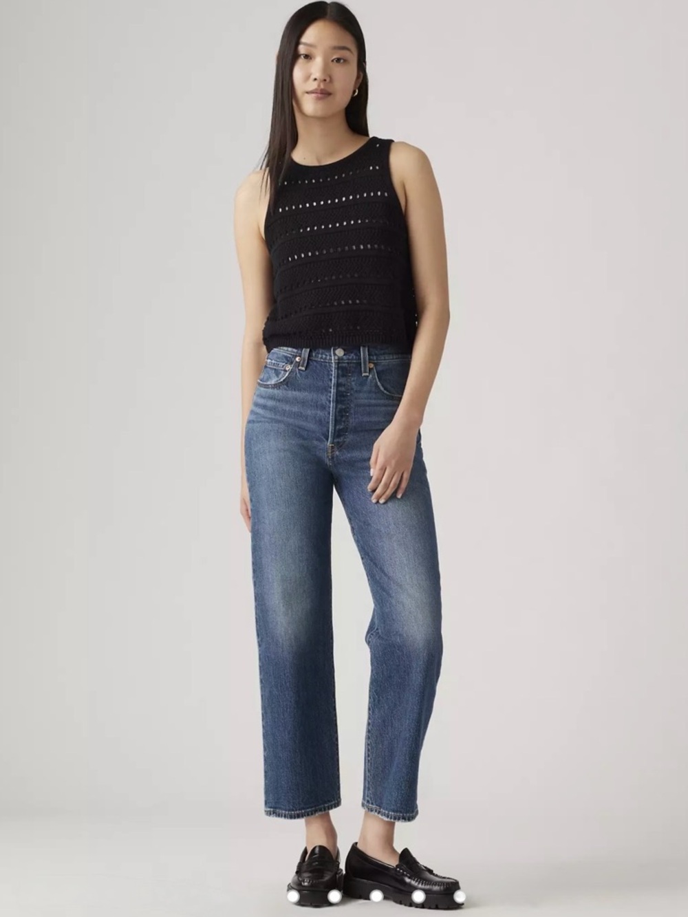 Levi's Rib-Cage Jeans in On My Honor Dark Wash Women’s Jeans Current Style Sz:28